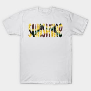 Sunflower Print Sunshine T-Shirt